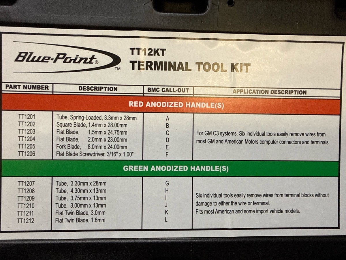 BLUE POINT TOOLS TT12KT (G69007840)