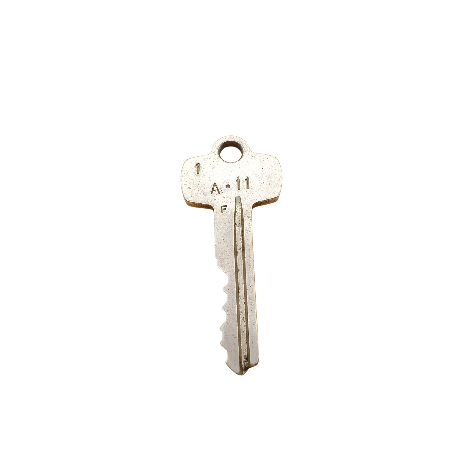 Vintage Brass Key 1 A11 F Engraved Unlawful To Duplicate Durable Collectible