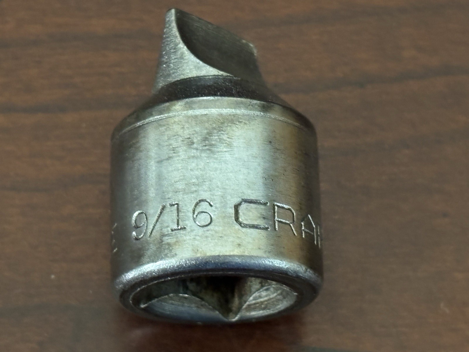 Vintage Craftsman Drag Link Socket 9/16″ V — USA-1/2″ Dr—9/16″x1/16″