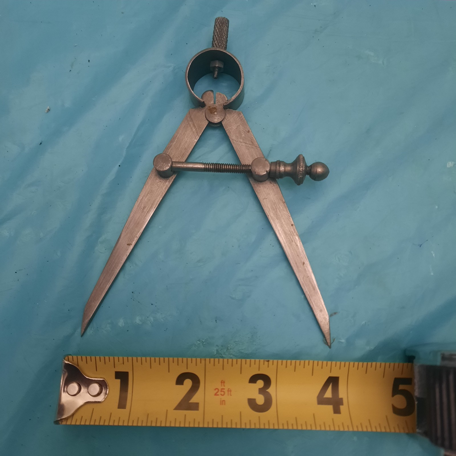 Vintage Machinist Spring Divider 5.5″ Long. No Brand Found.