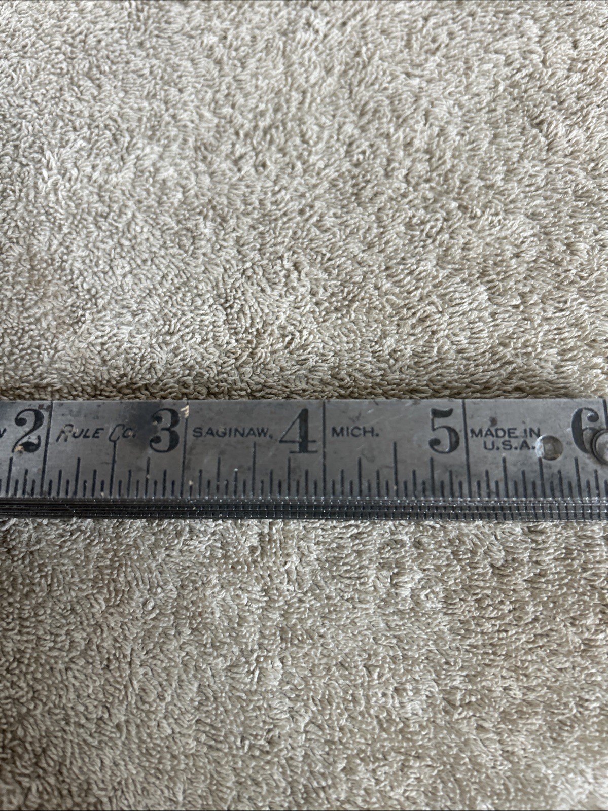Vintage Lufkin #1176 Steel Folding Ruler. Made In The USA 001-003