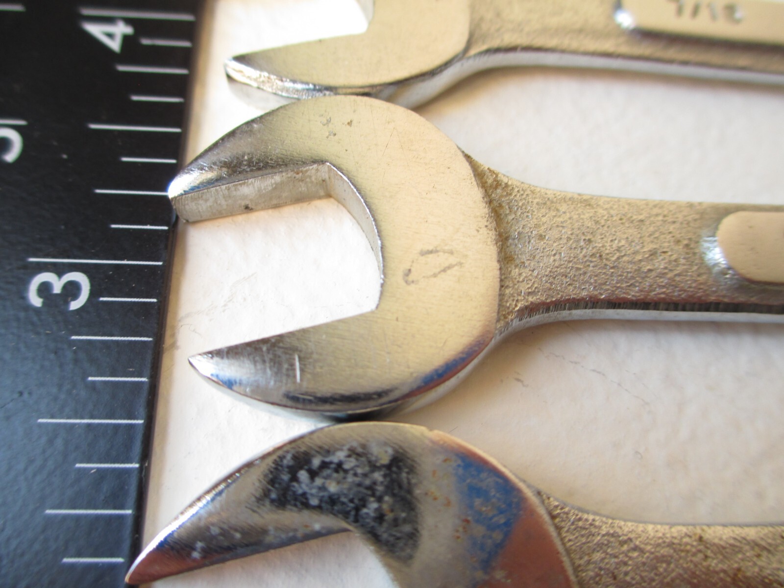 USED KMC SAE Combination Wrenches – TOOL LOT ONLY – Possible Owner’s Marks
