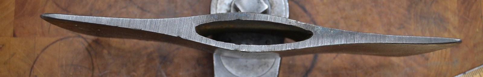 Very Nice Collins Double Bit Peeler Axe Head 3lbs 6.6oz 10 3/4″ Logger Logging