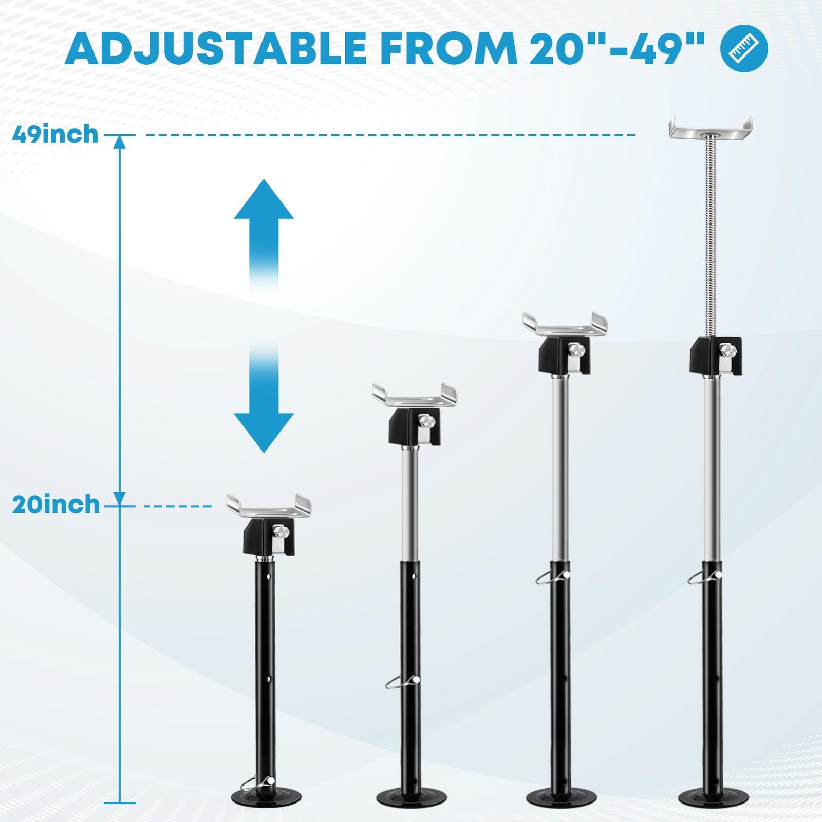 Kohree RV Slide Out Supports Set of 2 Supports up to 5000lbs Adjustable from 20