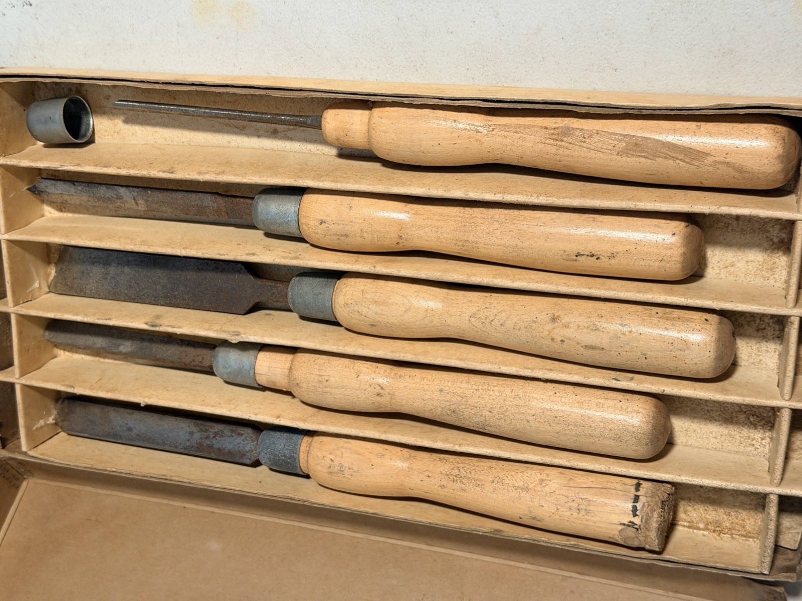 Vintage Set Of 5 Shop Smith LATHE CFESELS Woodworking Multitool Kit