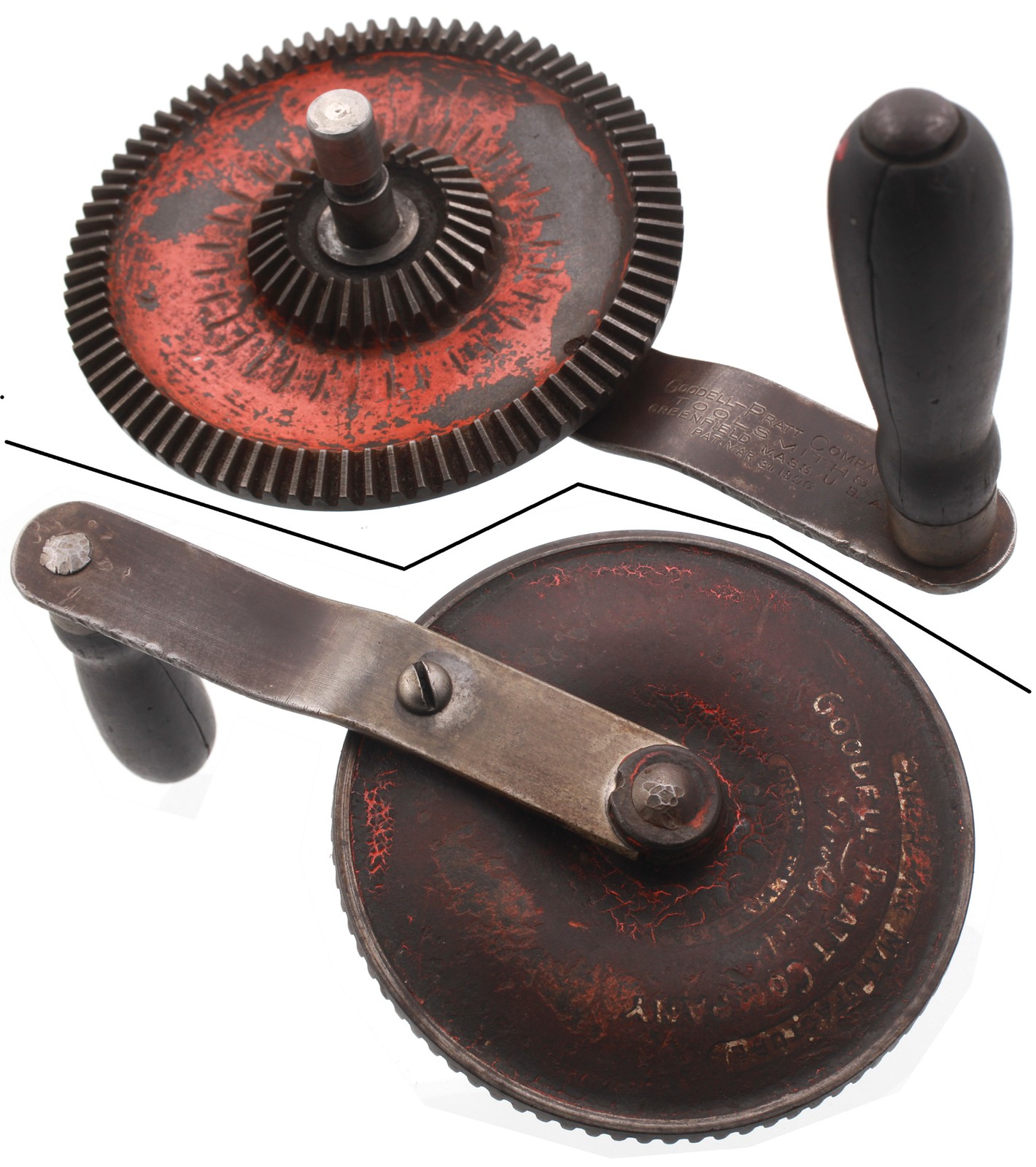 Orig. Handle/Gear Wheel for Goodell-Pratt No. 20 Breast Drill – mjdtoolparts