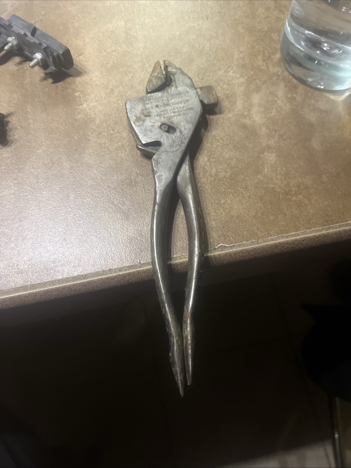 Vintage EIFFEL-FLASH PLIERENCH Jaw Plier Adjustable Wrench 9 Inches Long