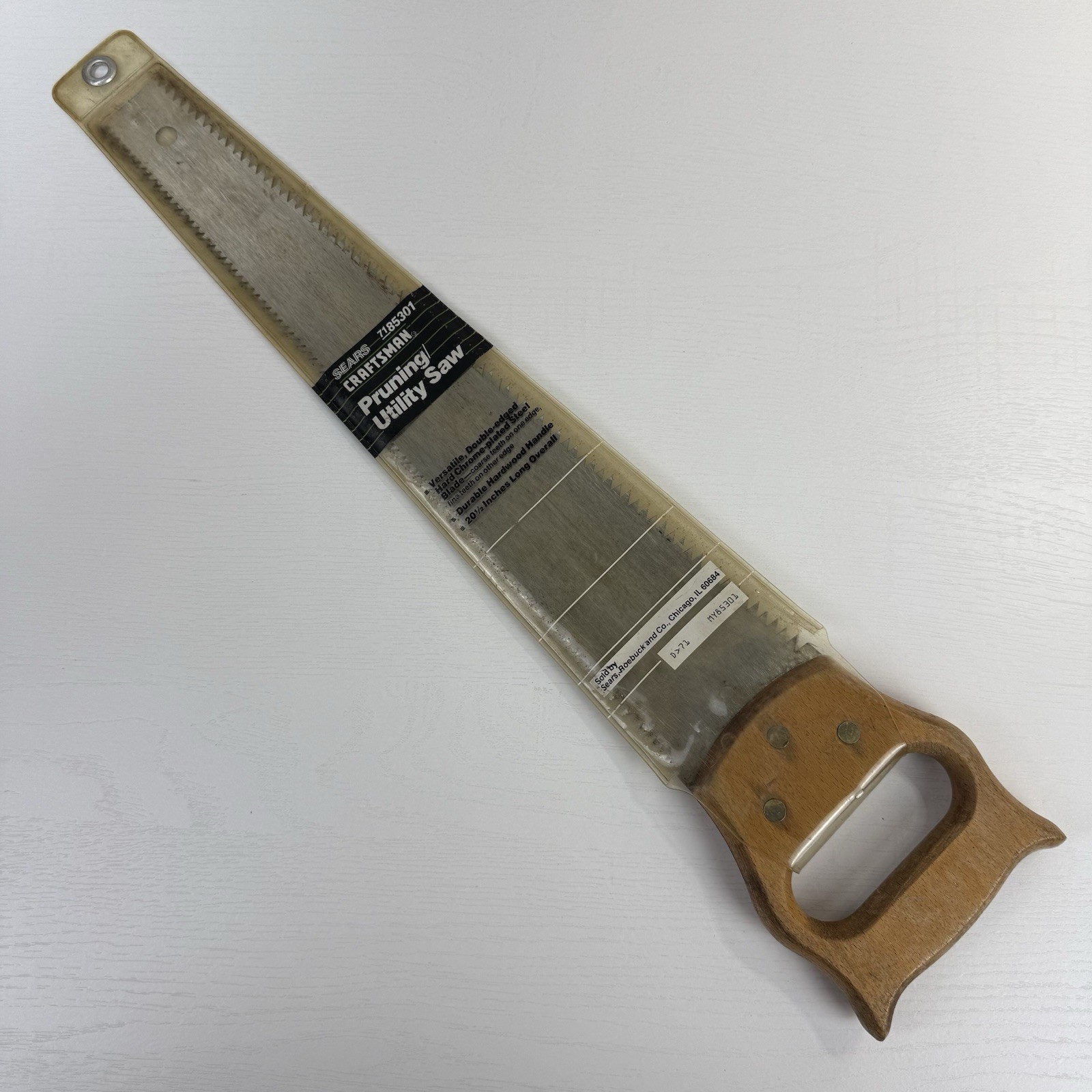 Craftsman 20.5” Pruning Utility Hand Saw 7185301 Japan Double Edge Blade Vintage