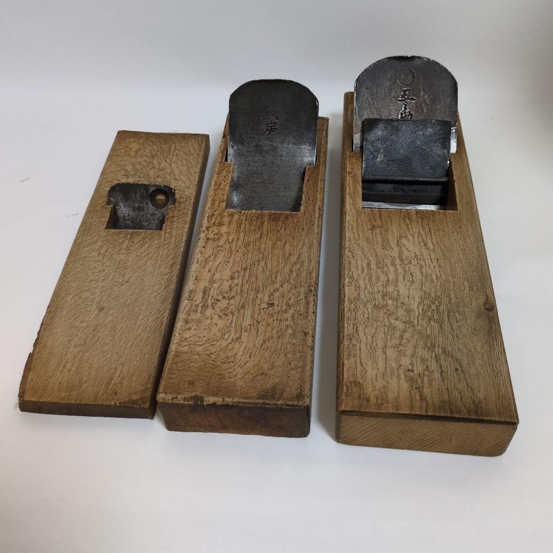 Kanna Planes Set 3pc Traditional Woodworking Tool Large Medium Small
