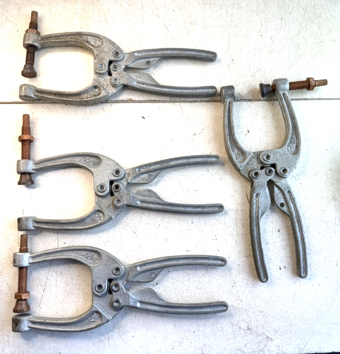 Squeeze Action Toggle Clamps PO-53 JAPAN Lot of 4