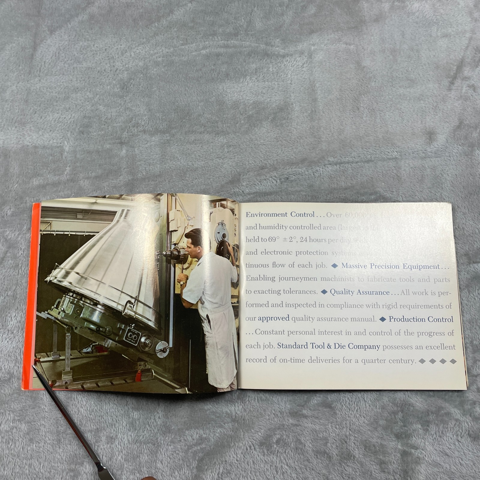 Vintage Standard Tool Die Catalog Midcentury Graphic Design Typography MCM Type