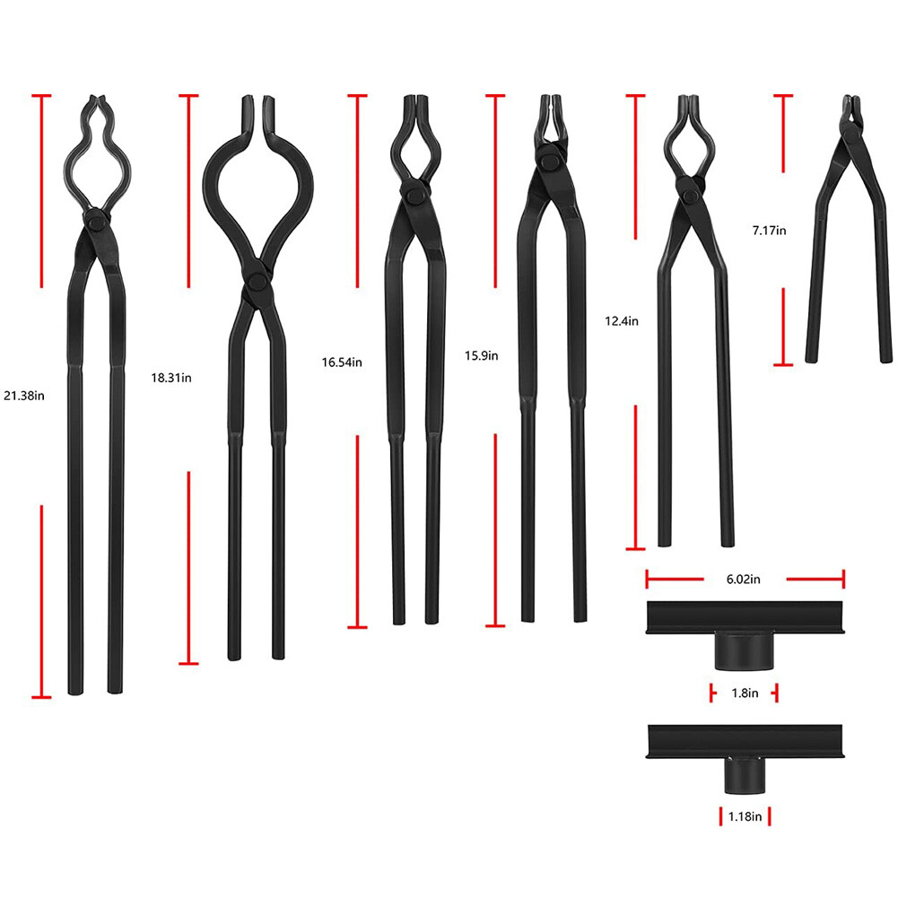 Blacksmith Bladesmith Tong Set Expert Replacement Tongs/Blacksmith Starter Tool