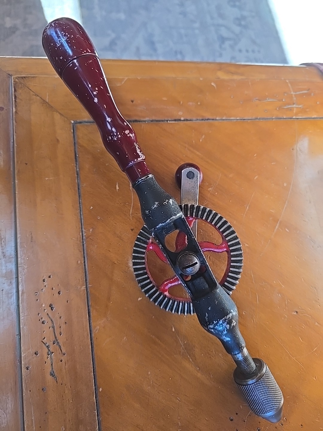 Rare Vintage Craftsman A-T Hand Drill Eggbeater Professional 2 Pinion Precision