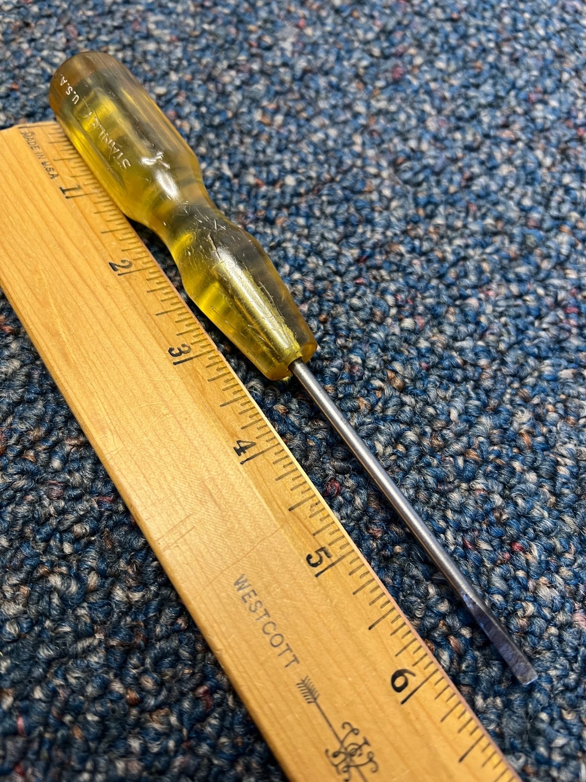 Vtg Stanley KS6854 Bell System screwdriver, 6-1/4″, nice