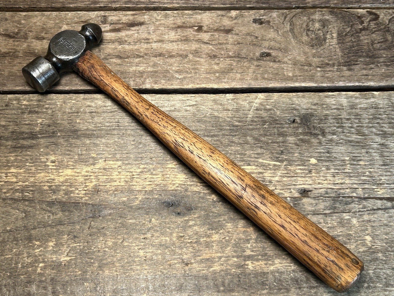 Vintage PLUMB 8 oz. Ball Peen Pein Hammer with Original Handle – Made in USA