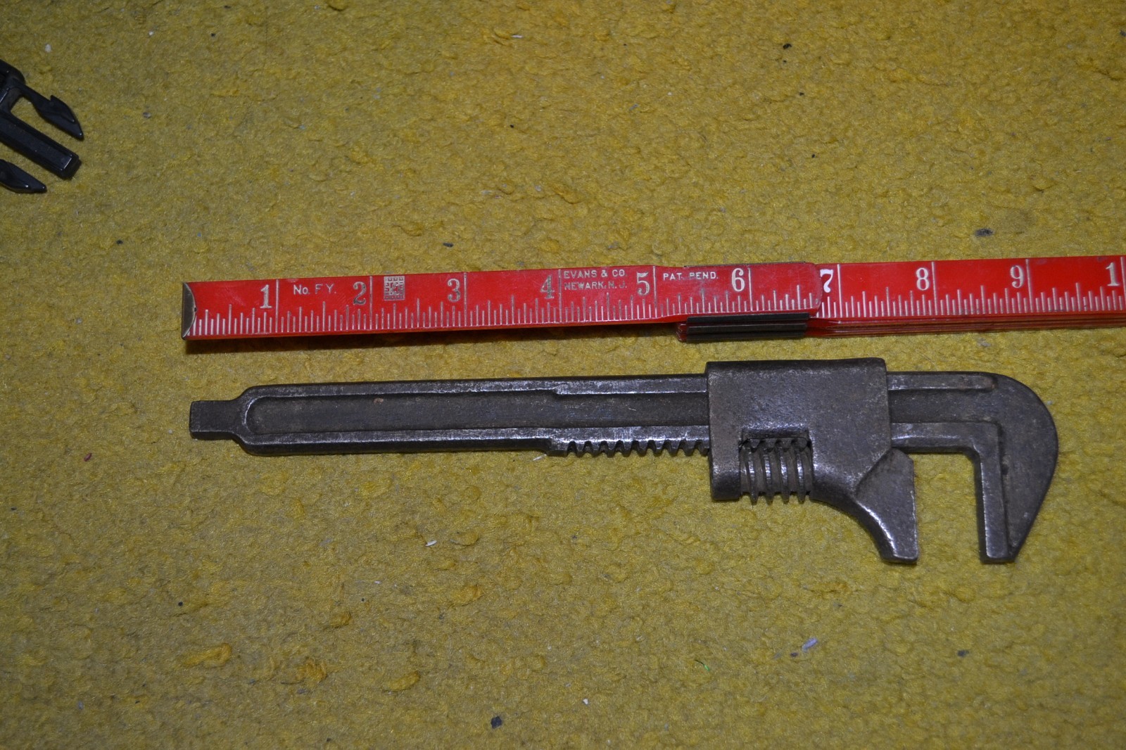 ANTIQUE MONKEY WRENCH ,model T wrench ? with only an M on one end , unknown