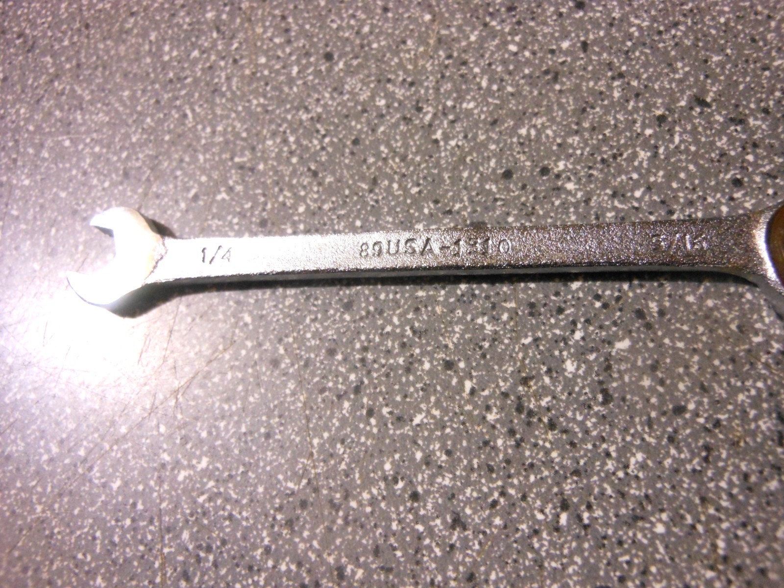 Wright Tools (1/4” x 5/16”) Double Open Wrench , Part# 1310 USA Rbo