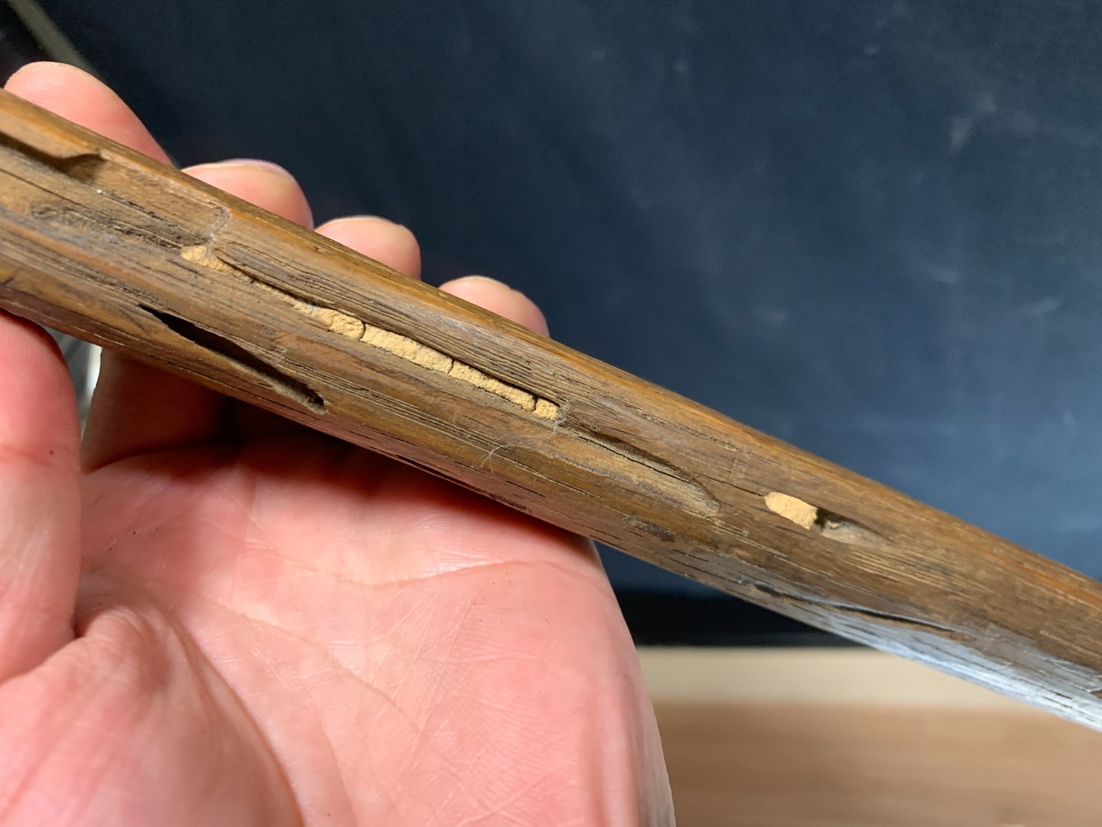 Antique- Medoyoki — Japanese Mortising Axe (for log rafting) 1275g 64cm