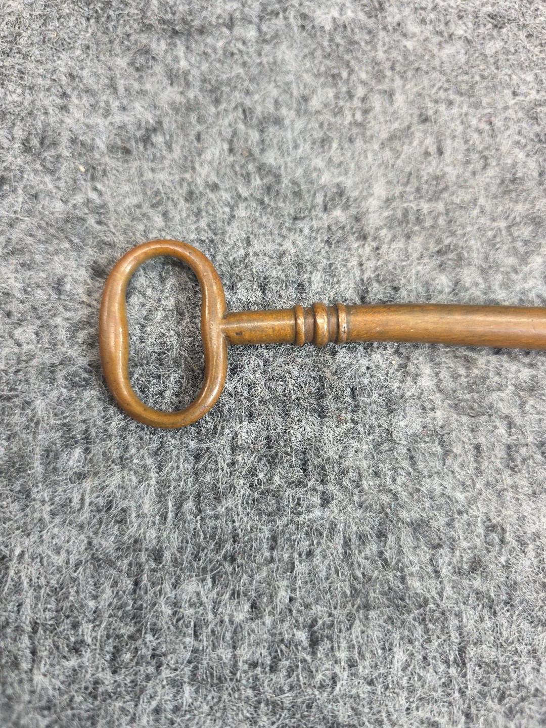 Vintage Large Barrel Skeleton Key Handle Antique Door Key Rustic Decor