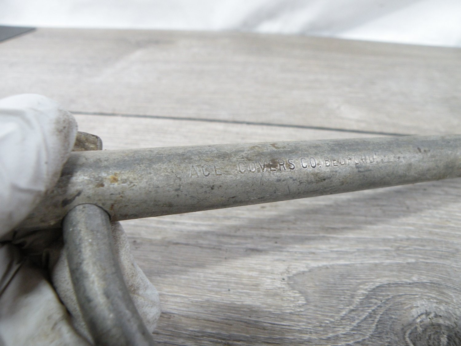 Vintage Ace Covers Co. Basin Wrench Swivel Head Plumbing Tool Steel Used