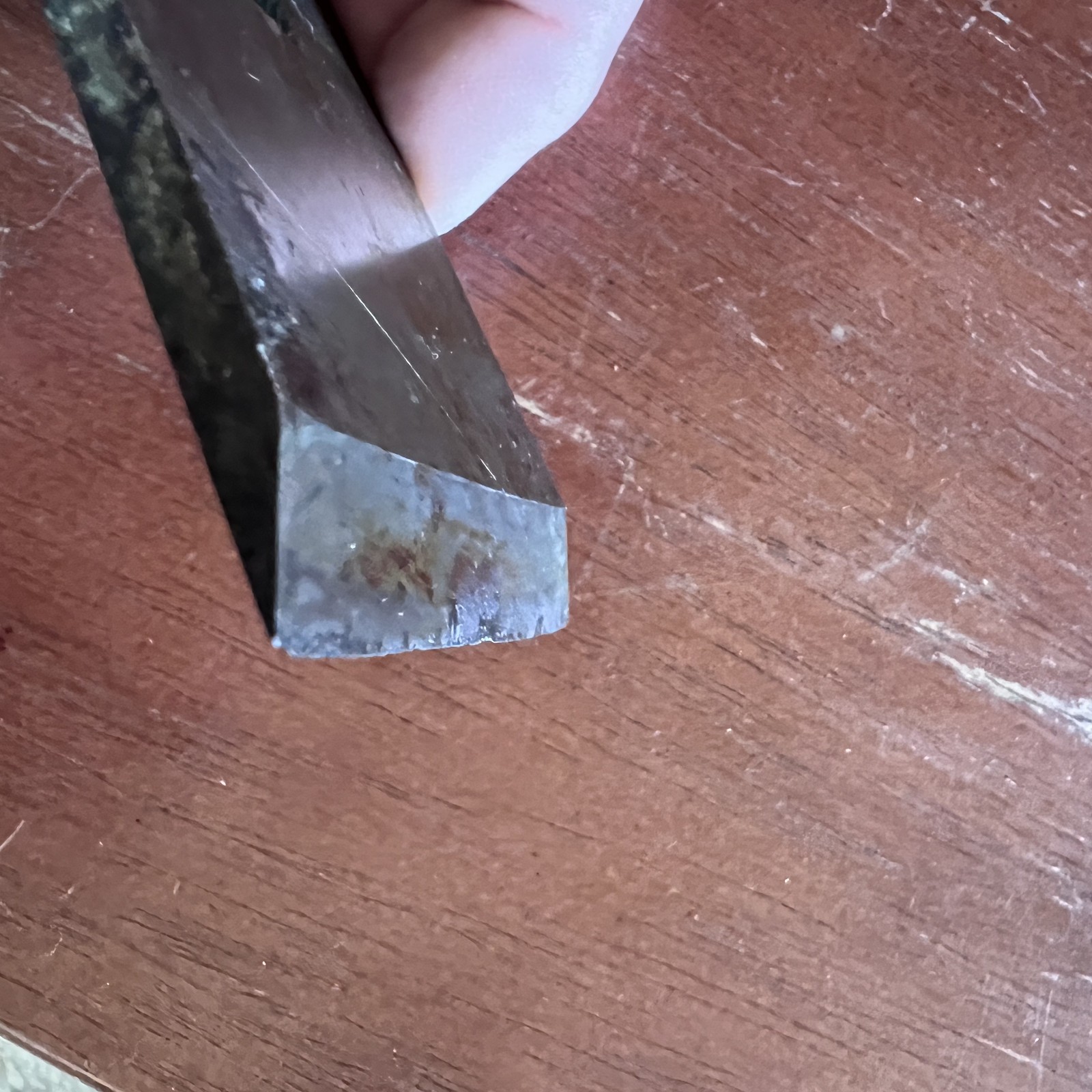 Antique Moulson Brothers Tapered Cutting Iron For Wood Block Plane
