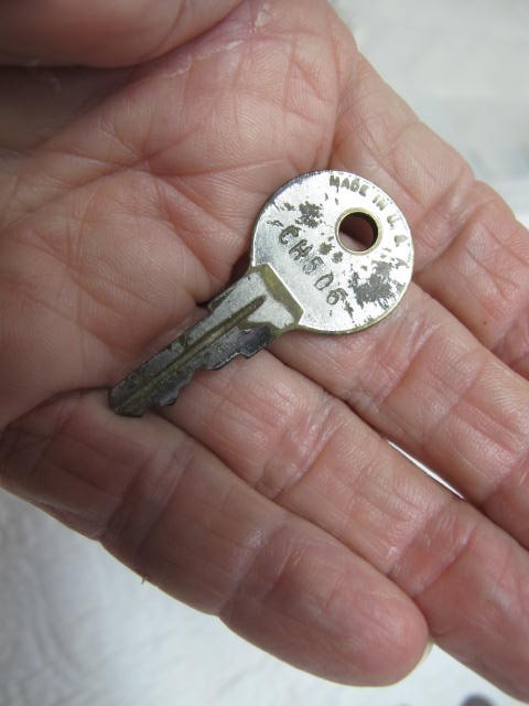 Vintage Cole Hersee CH506 Stainless Steel Key