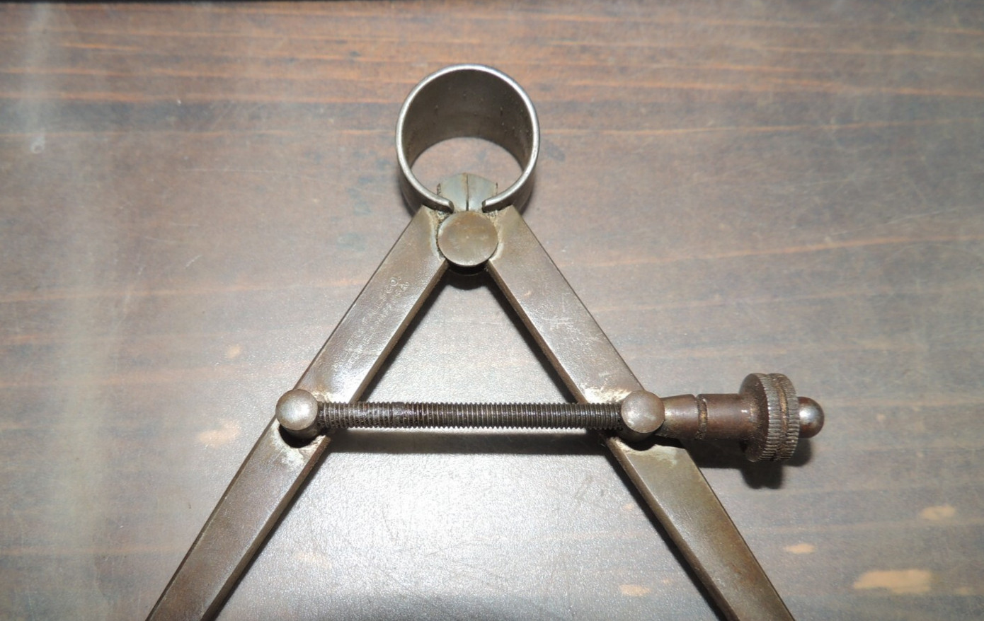 7″ Vintage MILLERS FALLS CO. Inside Caliper, 6” LEGS, Greenfield, MASS USA