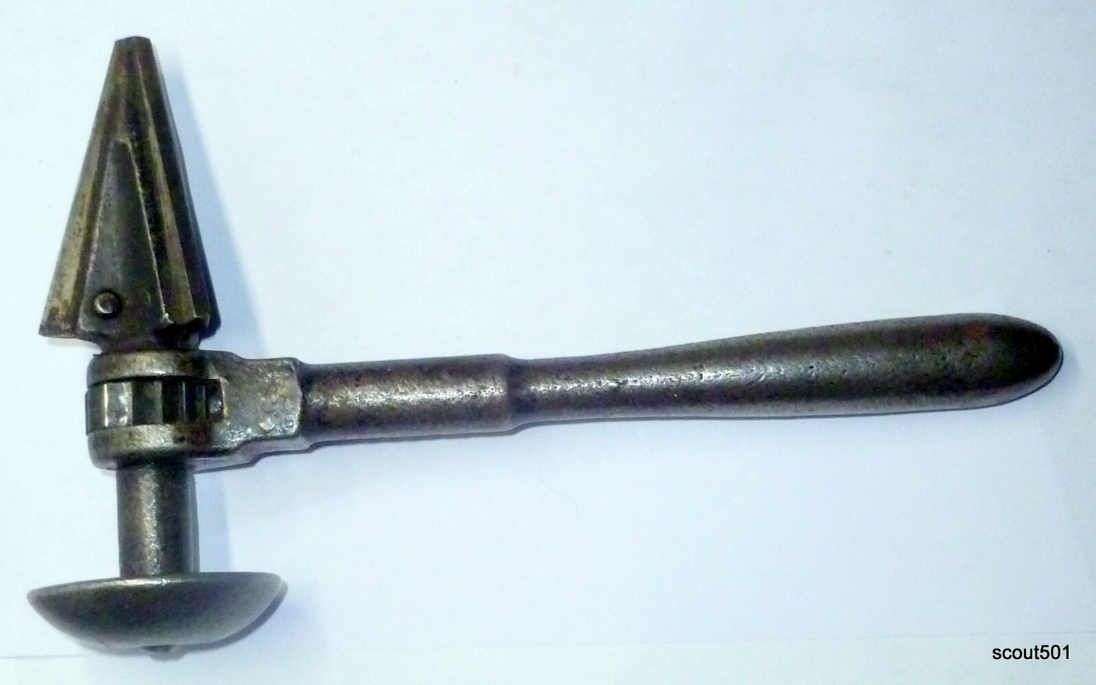 Antique Early Mueller 1800s Pipe Ratchet Plumbers Tool
