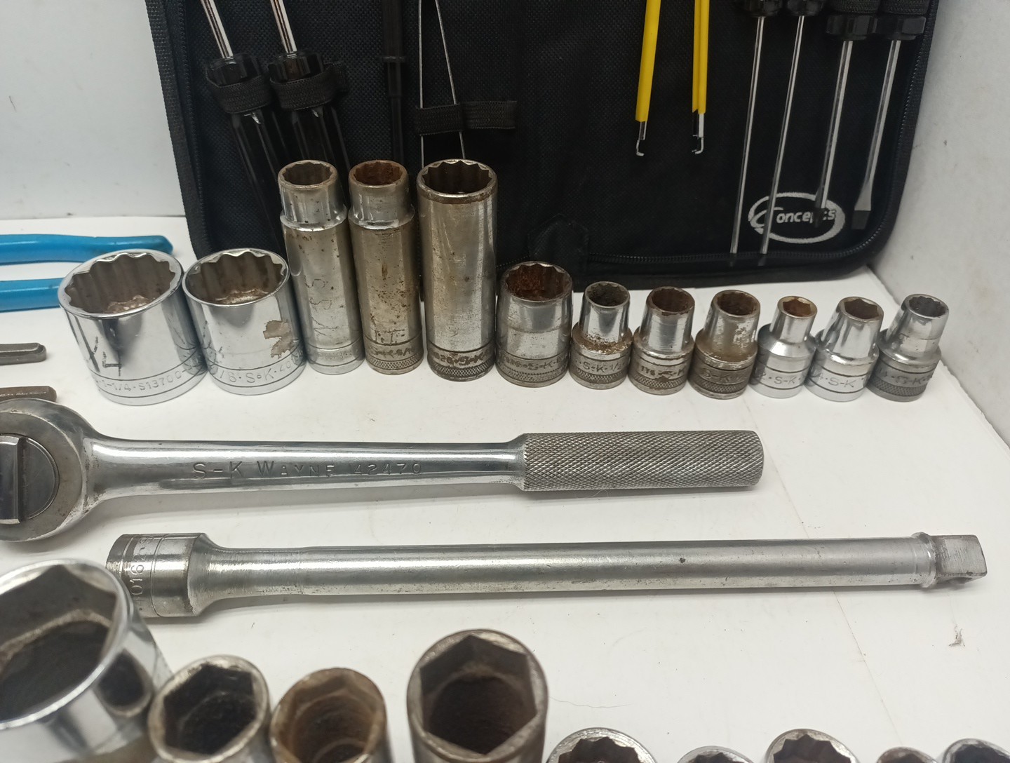 Massive Mechanic Tool Lot Snap-on Craftsman SK Flex Head Ratchets Wrenches 5