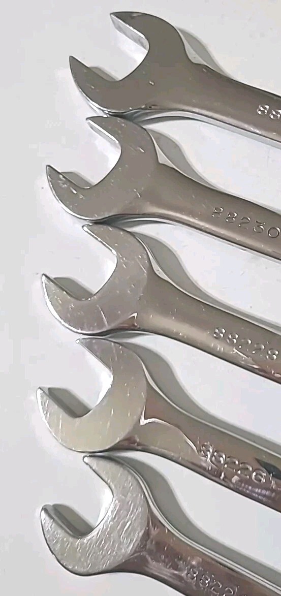 Vintage S-K Wrenches. Set Of 5. 3/4″, 13/16″, 7/8″, 15/16″, 1″. USA Made Tools.