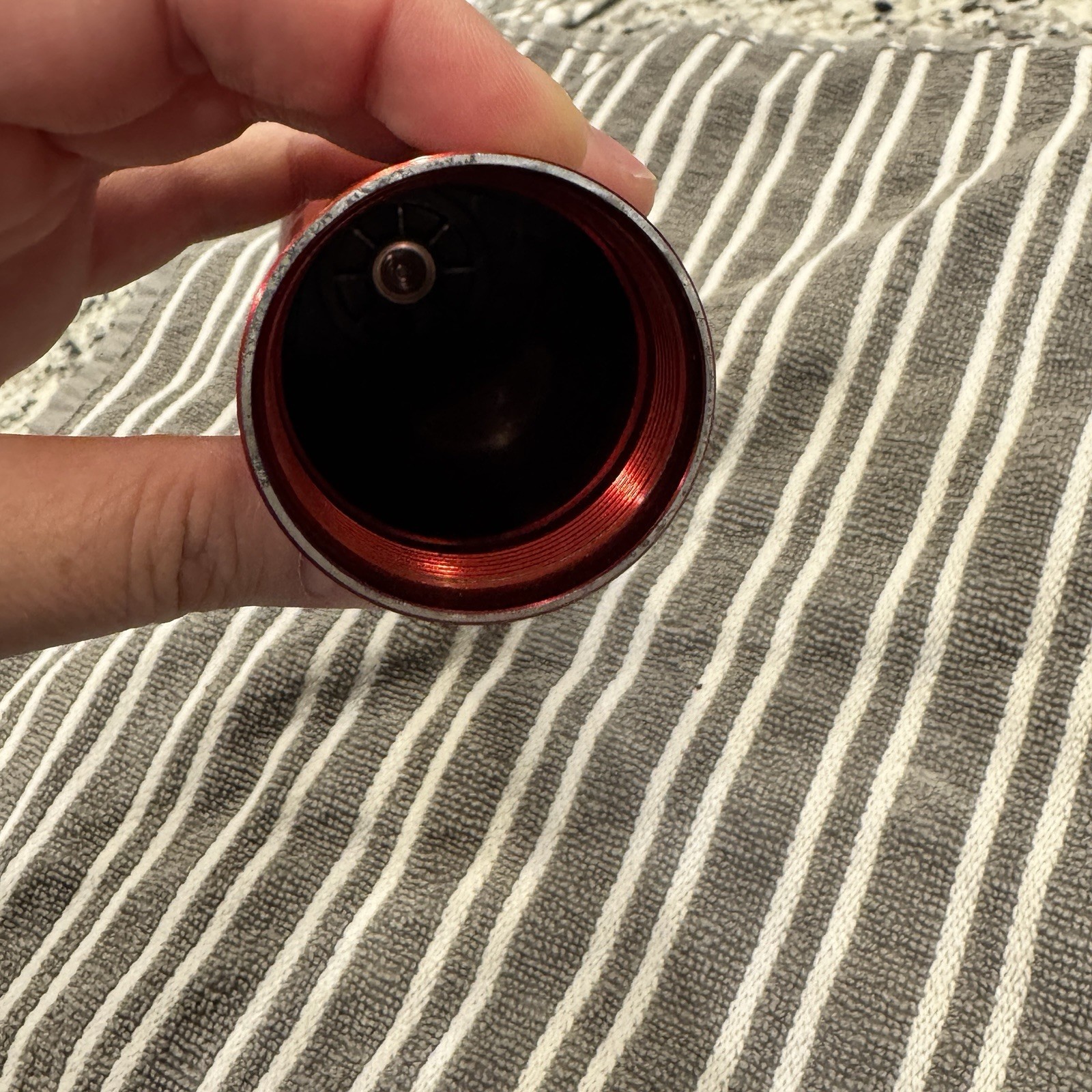 MAG-LITE MagLite Flashlight 10″ Red D Cell USA Made Tested Working Heavy Duty