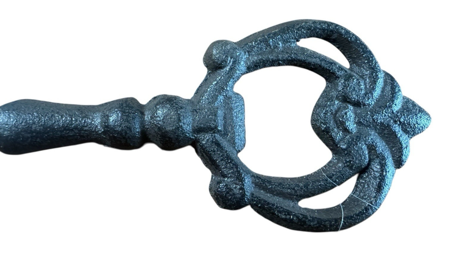 Large Antique Skeleton Key 6.25” Ornate Cast Iron Vintage Steampunk Gothic
