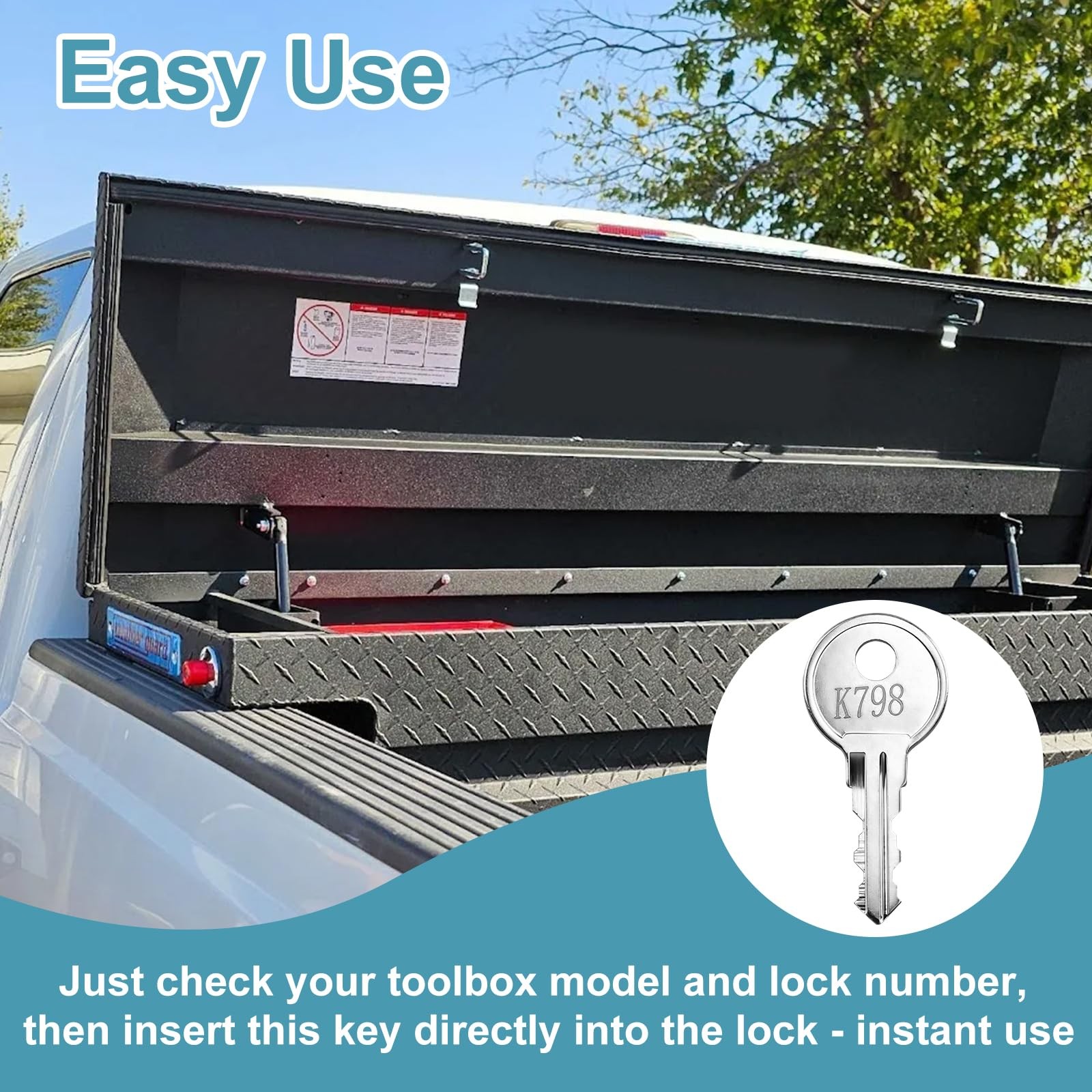 K798 Keys Fits for Weather Guard Toolbox -2 Keys