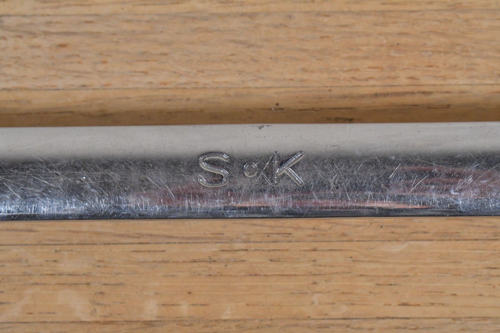 Vtg S-K Tools USA 1-1/8″ Combination Wrench 12-Point SAE 88236 Made in USA