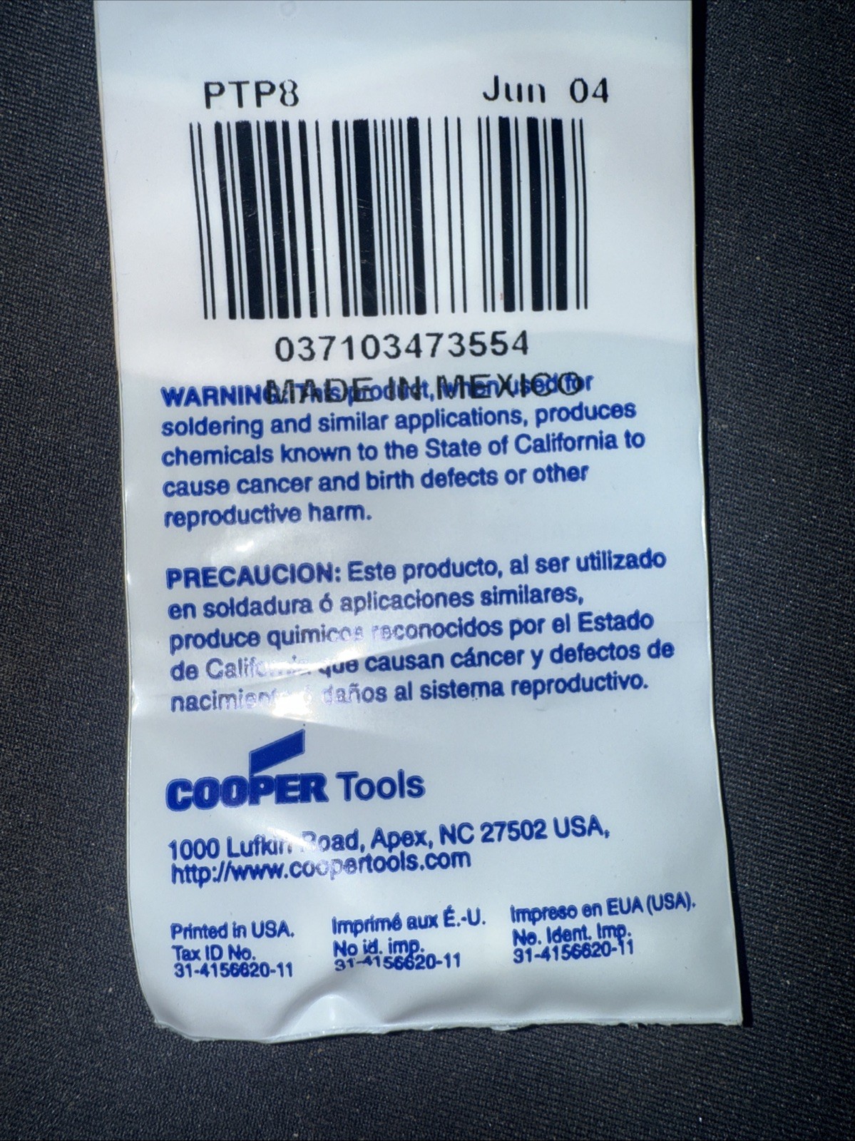 Weller PTP8 – Soldering Tip – 1/32″ x .8mm New Quantity Available