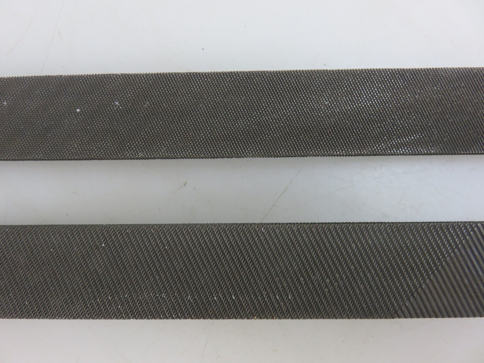 Simonds Flat 2nd & Disston Porter Flat Aluminum Type A 10″ Long 2pc File Set