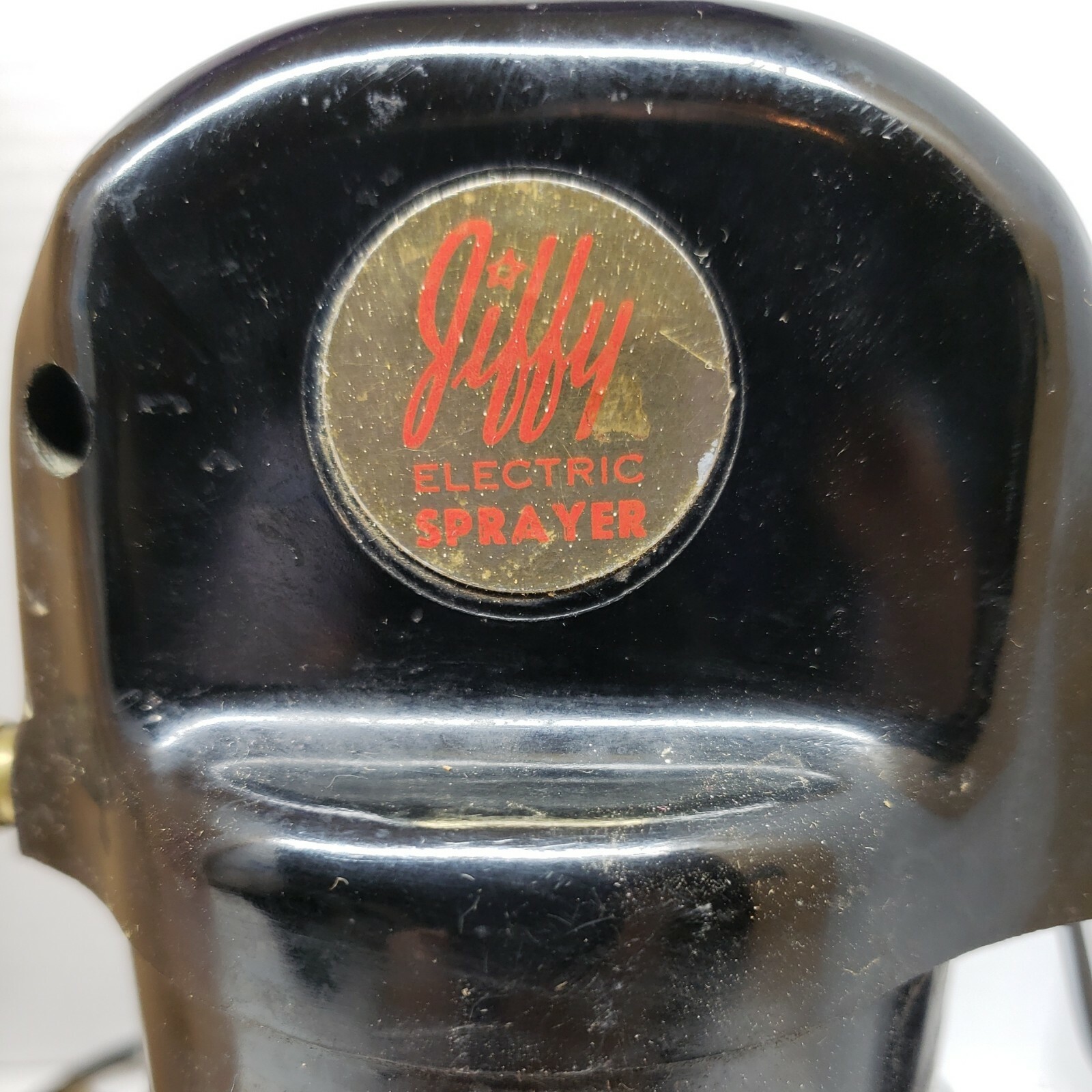 VINTAGE JIFFY ELECTRIC ALL PURPOSE SPRAYER Original Box. Off-angle Swivel Nozzle