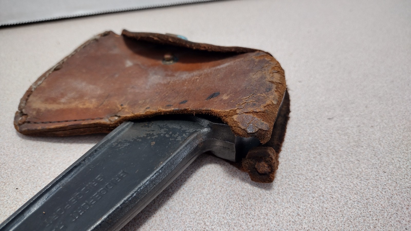 Vtg Bridgeport Hatchet 2 lb Full Tang USA US Pat. 1,830,663 (v318)