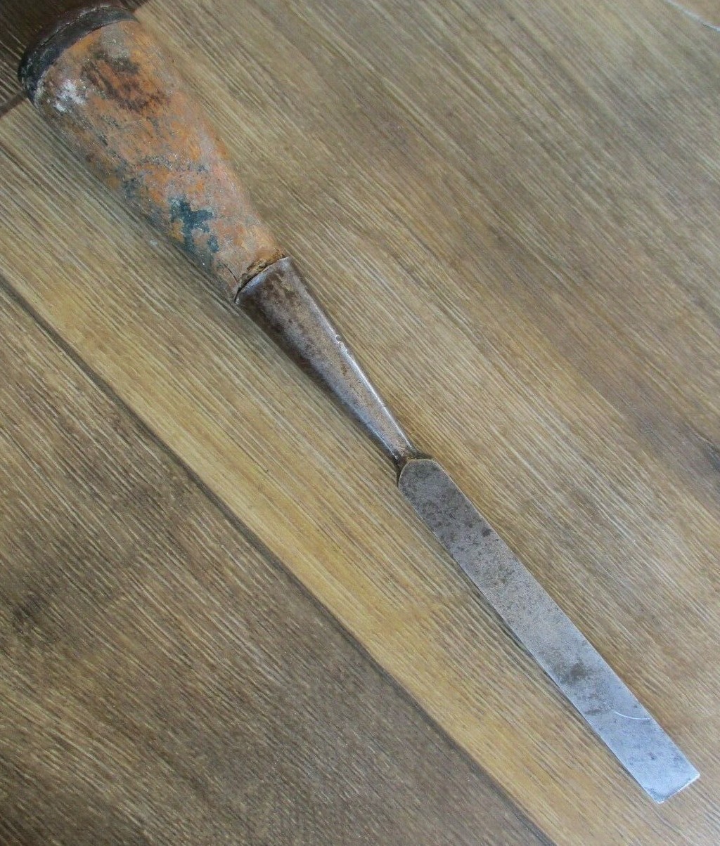VTG RARE RICH CON 1/2 in BEVEL EDGE CHISEL Richards and Connover