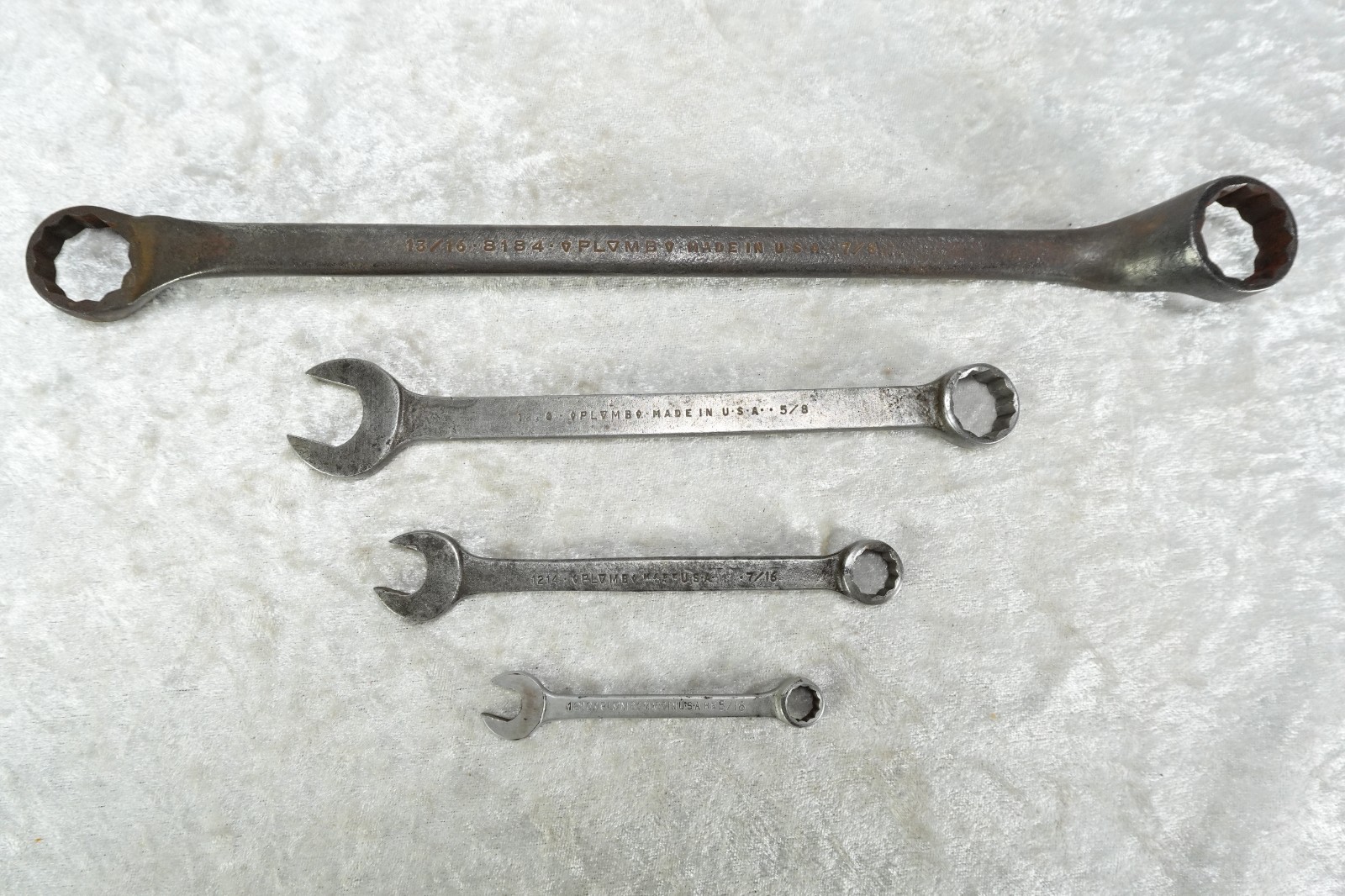 Mixed Lot Of 4 PLVMB PLOMB Wrenches Combination 1200 Series & Double Box-End