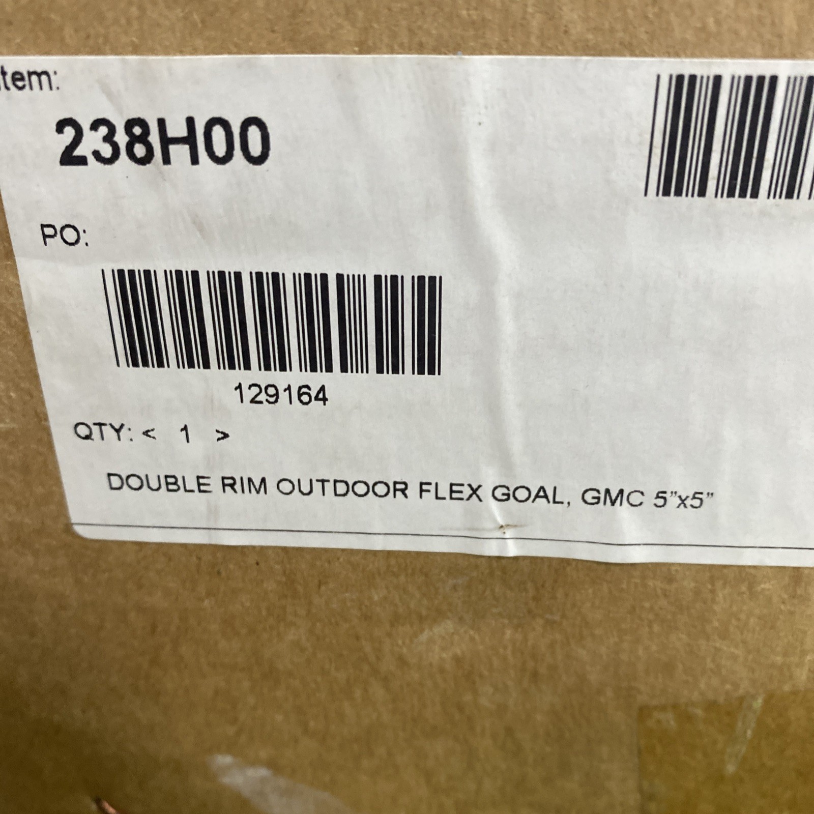 Porter 238HOO Double Rim Outdoor Flex Goal GMC 5 X 5 Brand New