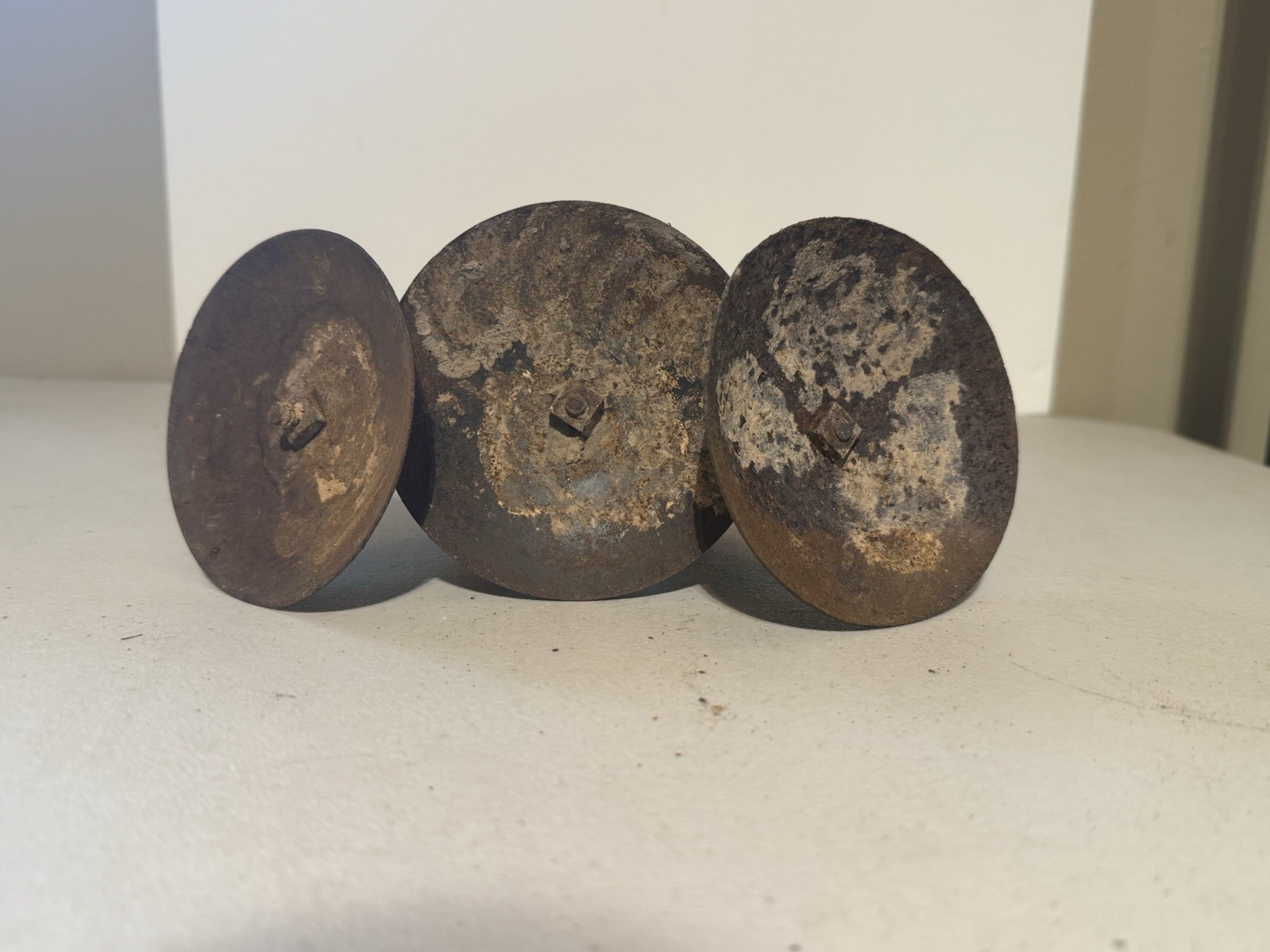 3 Vintage Wooden Handled Hog Scrapers