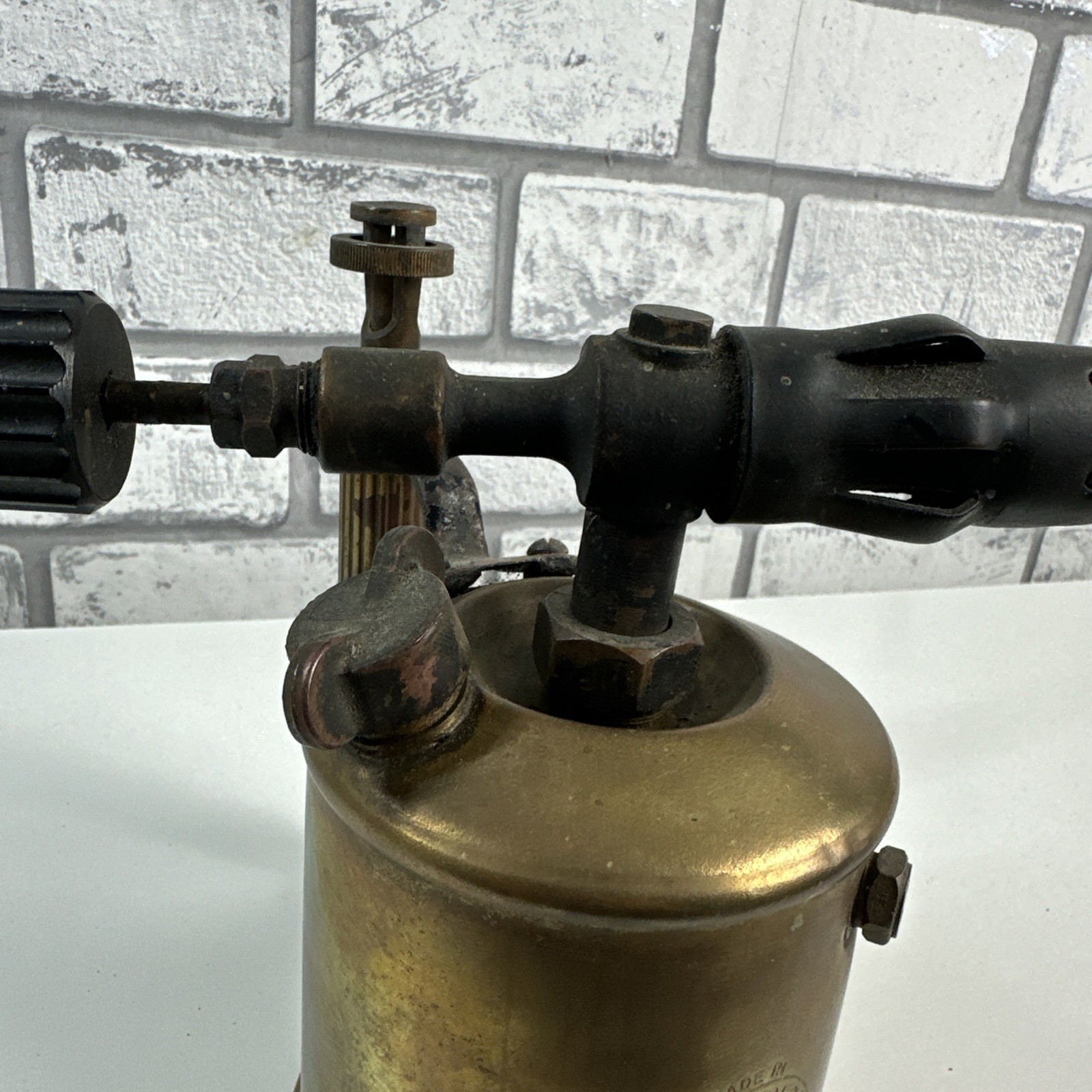 Vintage Brass Governor Petrol Blow Torch . Good condition