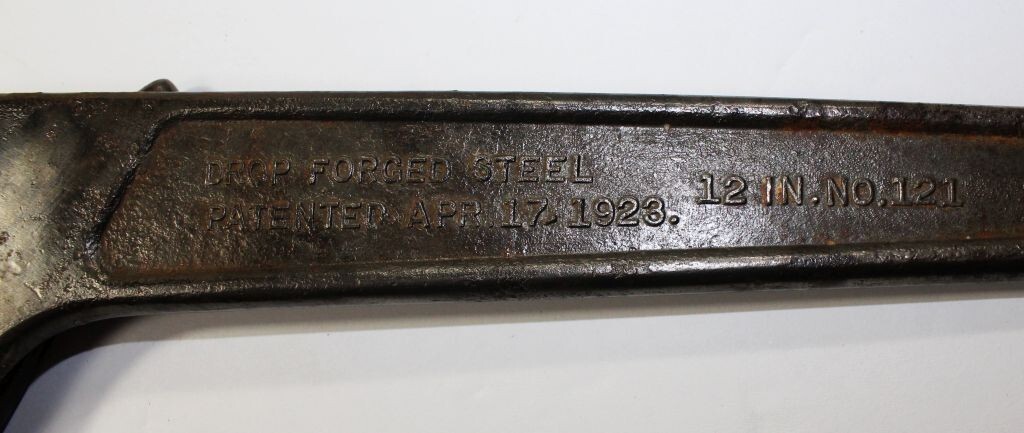 Antique Adjustable Wrench Unique GELLMAN 12” POLLY Working Pat. 1923 USA