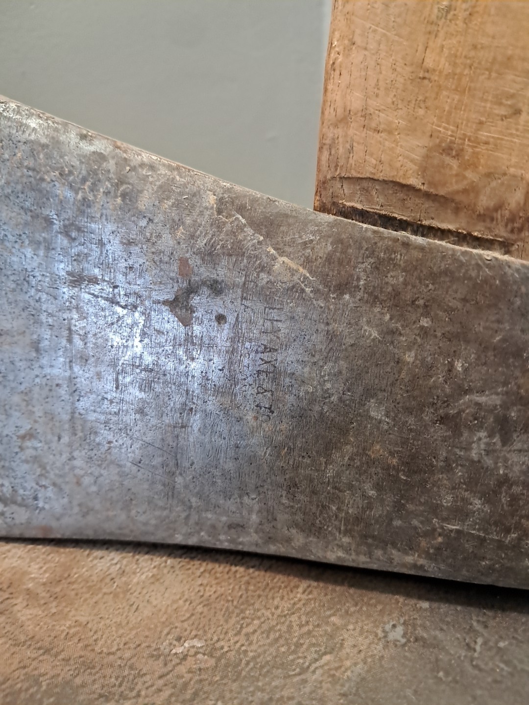 LARGE TRUE TEMPER FLINT EDGE KELLY WORKS AXE 6.4LBS TOTAL WEIGHT