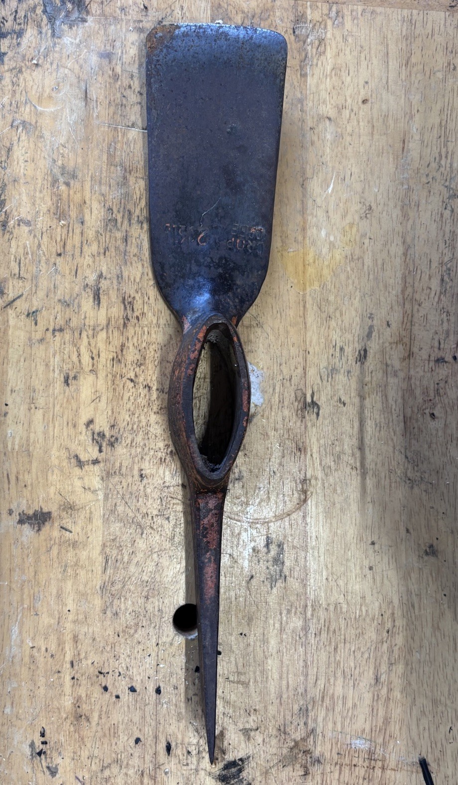 Vintage Drop Forge Axe Mattock 14 In. Long 2.5lb. Head