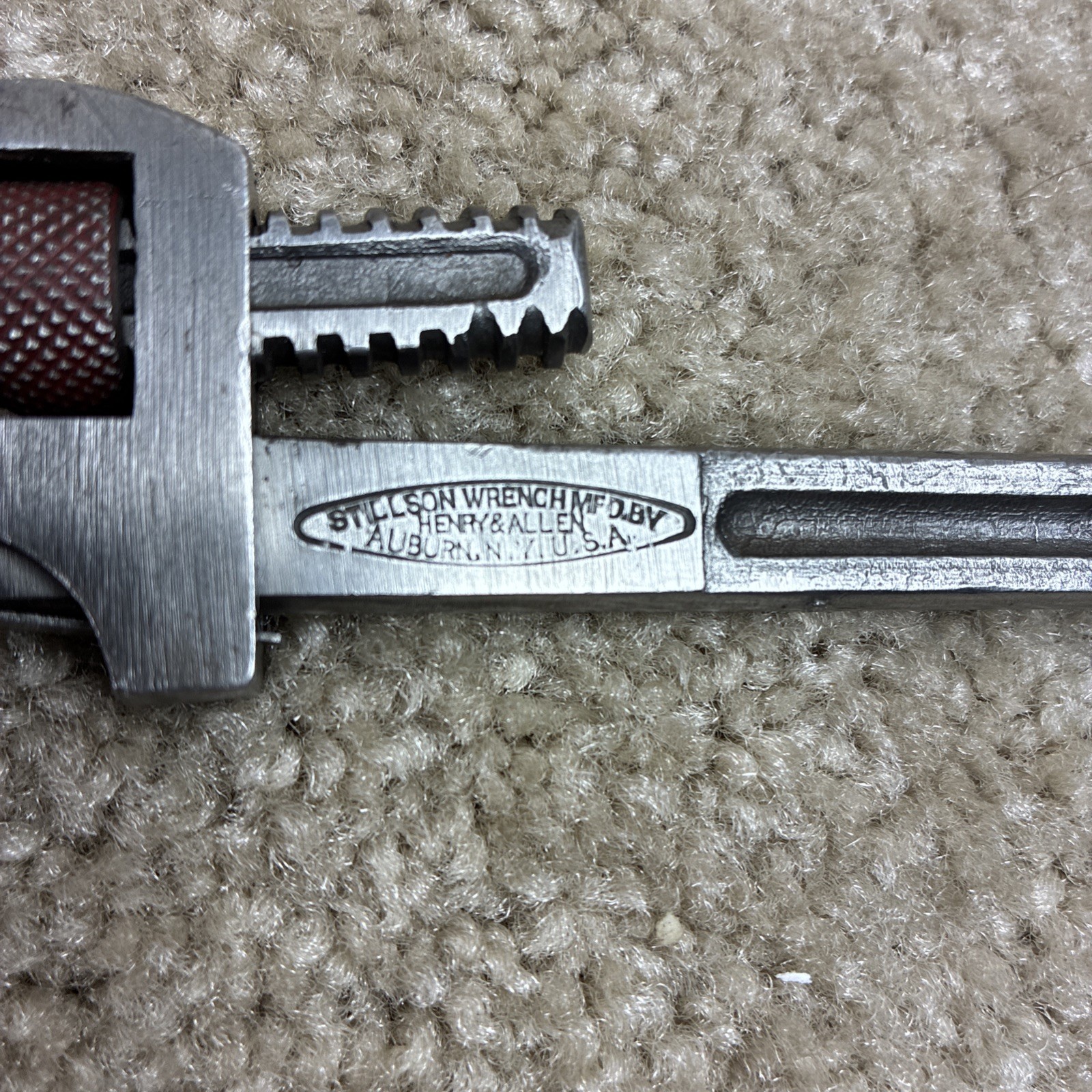 Vintage 6” Stillson Wrench by Henry &Allen Good Condition