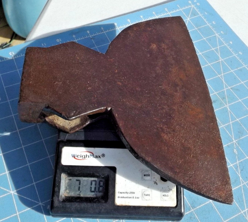 Vintage Old 11 + inches Hewing Axe Zenith ( Marshall Wells Hardware)