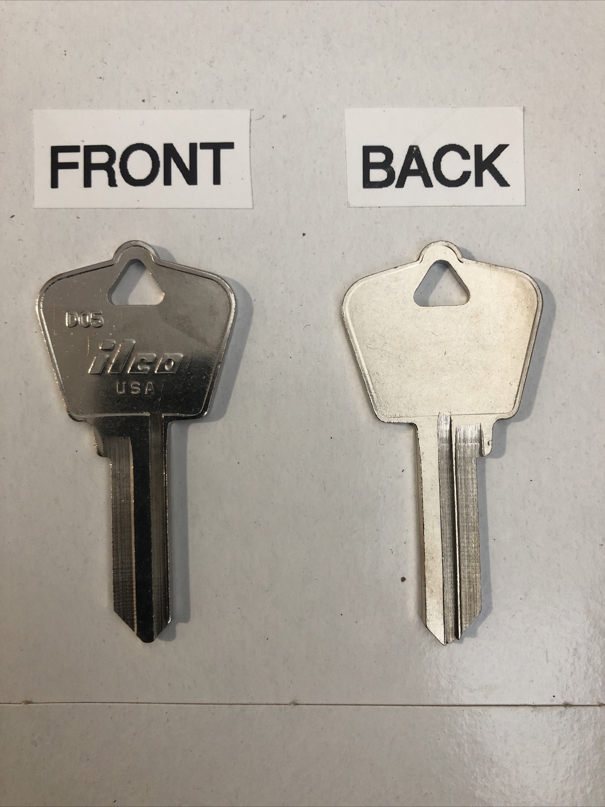 2PC – Ilco D05 key blanks for Dominion key way