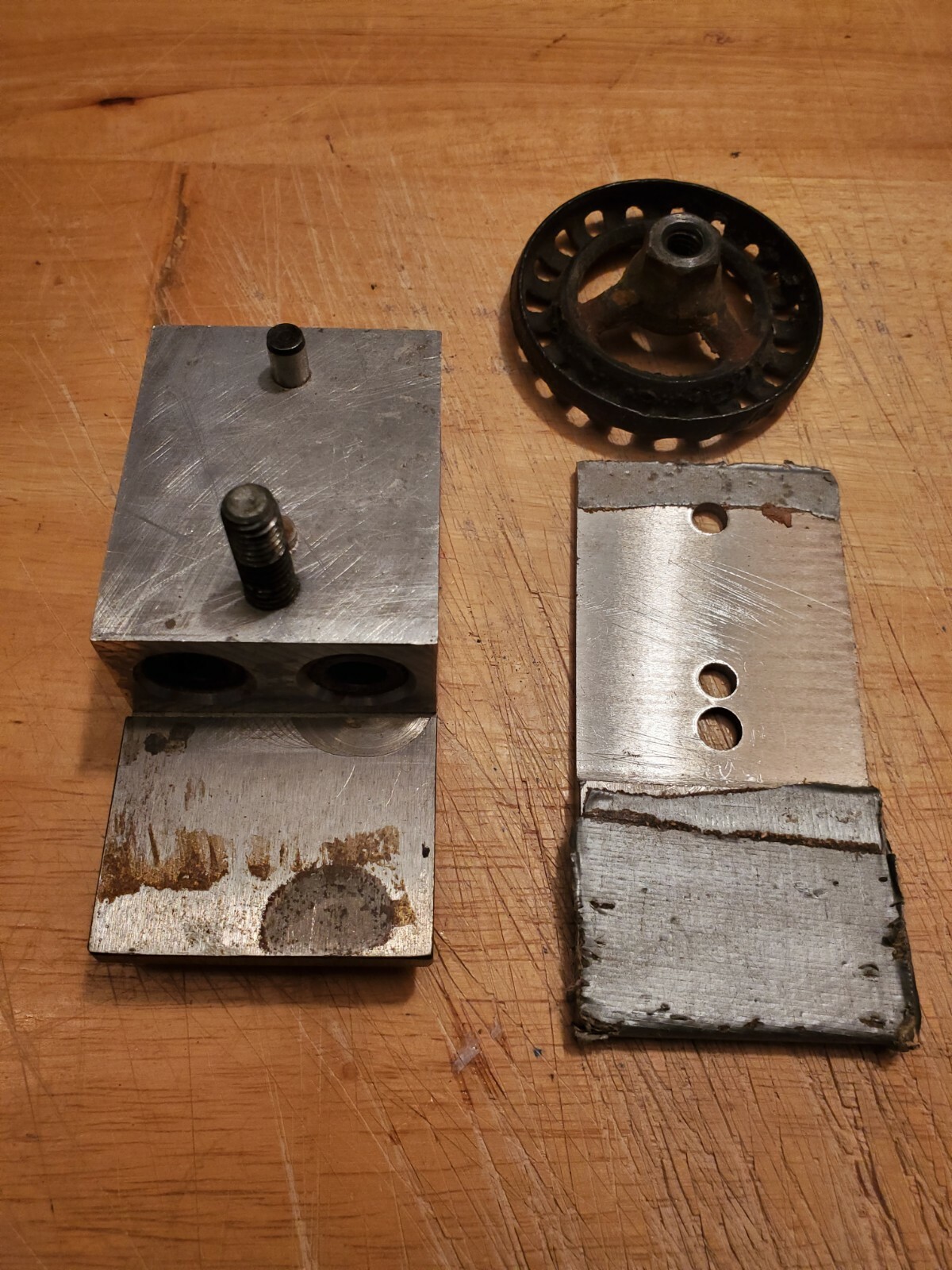 Homemade Doweling Jig Tool Vintage Unusual Woodworking Please Correct If Mistake